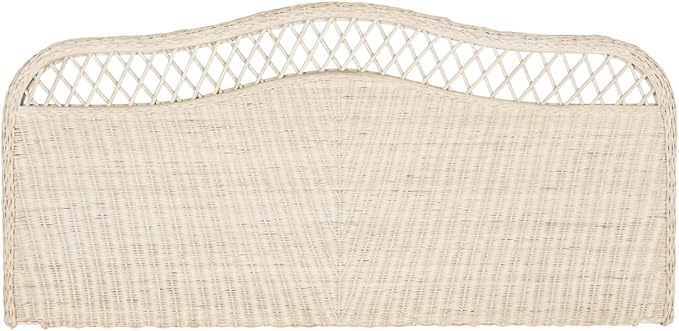 Safavieh Home Collection Sephina White Washed Rattan Headboard (King)
