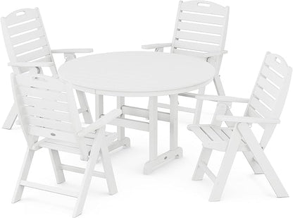 POLYWOOD® Nautical Dining Set, White