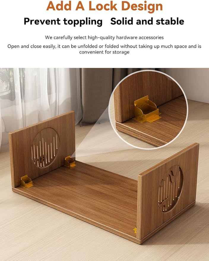 Folding Coffee Table, Foldable Japanese Floor Table No Assembly, Low Coffee Table for Sitting On The Floor, Small Coffee Tables for Living Room Meditation Tea Room Tatami Dining 39.4 Inch