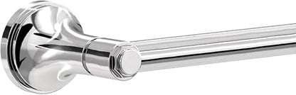 Franklin Brass Woodruff 4-Piece Bathroom Set Polished Chrome 18" + 6" Towel Rack, Toilet Paper Holder, Hand Towel Holder, Hook | 4-Piece Bath Hardware Accessories Set WDRF64-PC