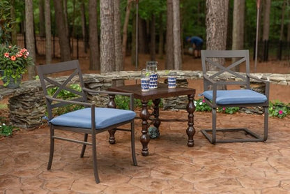 Sunbrella Patio Cushions - (2 Pack) - 18" W x 18" L x 2.5" T, Outdoor Chair Cushion with Comfort, Style & Durability Designed for Outdoor Living - Made in The USA