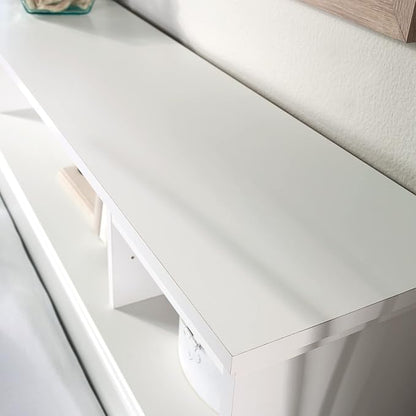 Sauder River Ranch Full-Queen Headboard, Glacier White Finish
