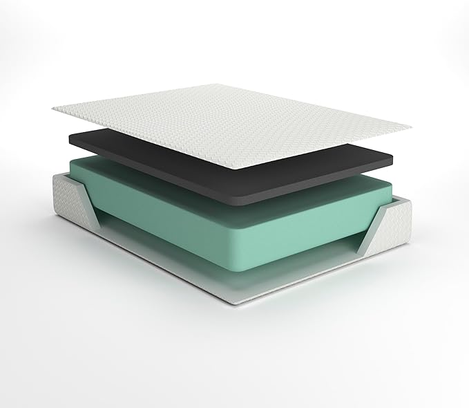 Signature Design by Ashley California King Size Cool Max 12 Inch Medium Plush Cooling Gel Infused Memory Foam Mattress for Pressure Relief, Fiberglass Free, Mattress in A Box