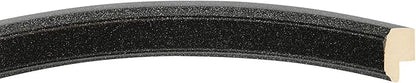 OVALCREST Oval Beveled Wall Mirror for Home Decor - Toronto Style - Black Silver - 26" x 20"