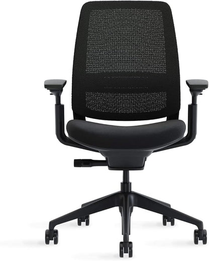 Steelcase Series 2 Office Chair, Graphite Frame, Cogent Connect Merlot, Hard Floor Casters