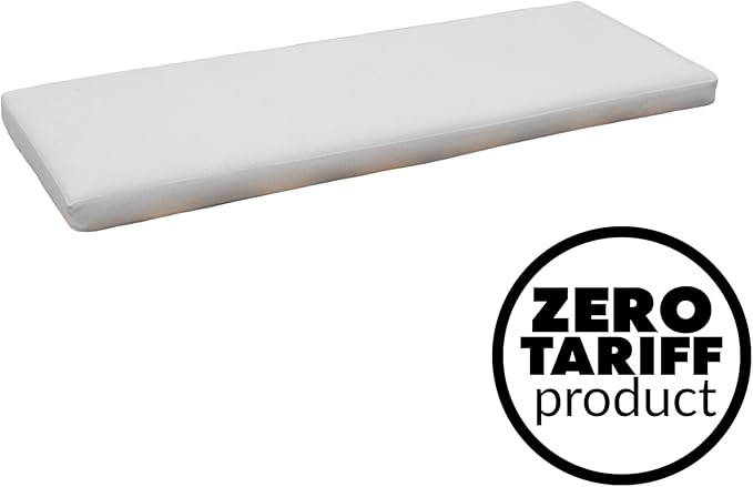Tommy Bahama Bench Cushion, 44" X 19" X 2.5", Bamboo Bay Bone