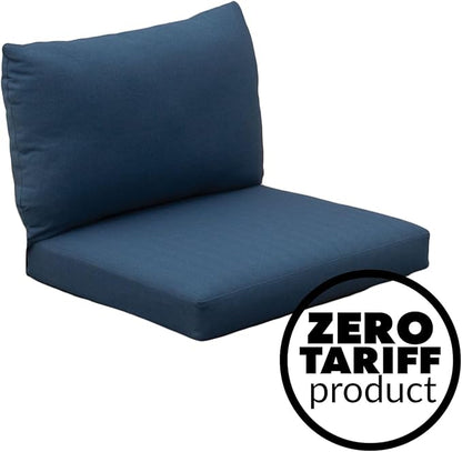 Tommy Bahama Deep Seating Lounge Cushion, 23" X 24" X 4", Bamboo Bay Cobalt
