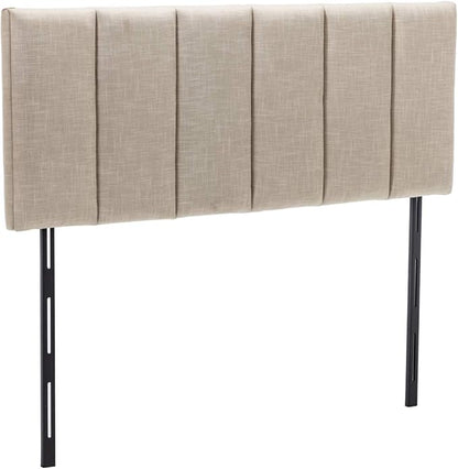 HAOBO Home Upholstered Headboards Foldable Queen/Full Linen Panels with Height Adjustments