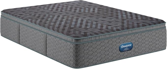 Beautyrest Days End Medium Firm Pillow Top 14.75" Mattress - Twin - Cooling Tech, Supportive Durable Pocketed Coils, Pressure Relief, Motion Separation; 100 Night Sleep Trial and 10 Year Warranty