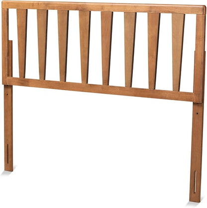 Baroque Beauty Headboard - Elegant Ash Walnut Finish, Wood Construction, Classic Design for Timeless Bedroom Style King