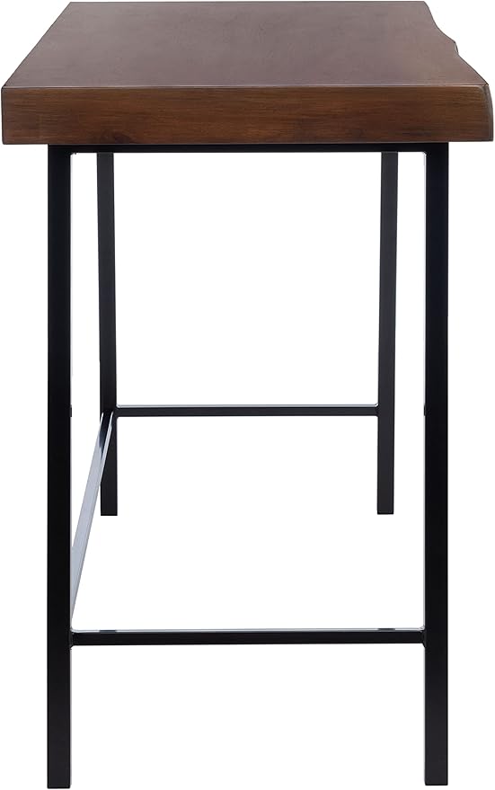 SAFAVIEH Home Collection Bernhart Walnut/Black Desk