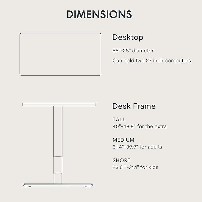 FLEXISPOT E6 MAX Dual Motor 55x28 Inch 3-Stage Heavy Duty Standing Desk, 330lbs Weight Capacity, Height Adjustable Desk w/Cable Management & Wheels (Seamless Maple Desktop + White Frame)