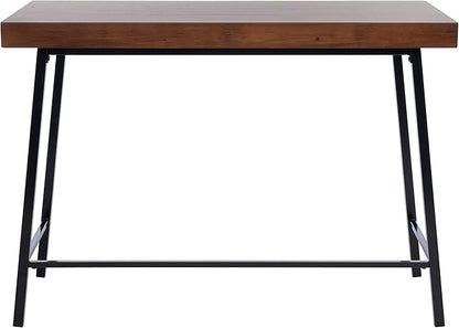SAFAVIEH Home Collection Bernhart Walnut/Black Desk