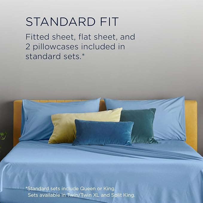 TEMPUR ProAir Sheet Set Blue Azure - Full