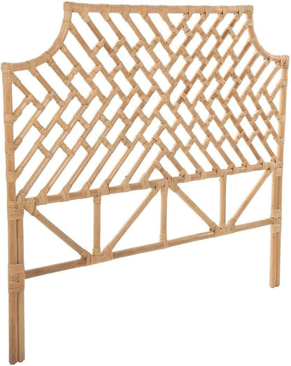 Kouboo Rattan Chippendale Headboard Twin Size Natural