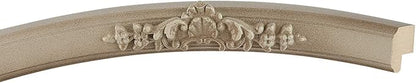 OVALCREST Oval Beveled Wall Mirror for Home Decor - Athena Style - Taupe - 26" x 20" Outside Dimensions