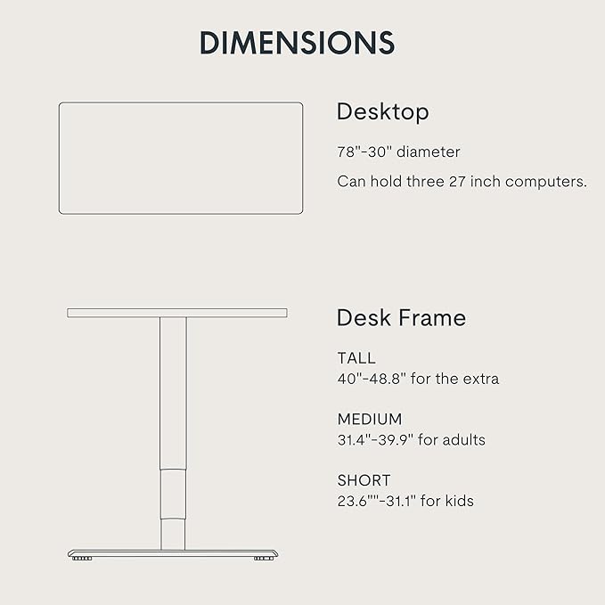 FLEXISPOT E6 MAX Bamboo 78x30 Inch Dual Motor 3-Stage Heavy Duty Standing Desk, 330lbs Weight Capacity, Height Adjustable Desk w/Cable Management & Wheels (Solid Bamboo Desktop + Black Frame)