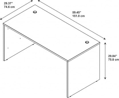 Bush Business Furniture Series C Office Desk