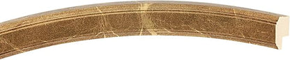 OVALCREST Oval Beveled Wall Mirror for Home Decor - Toronto Style - Champagne Gold - 22" x 18"