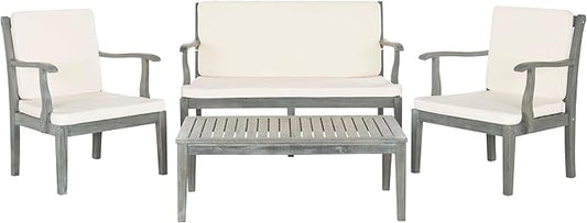 SAFAVIEH 4-Piece Outdoor Collection Fresno Patio Set