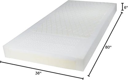 Drive Medical 15770 Gravity 7 Pressure Redistribution Mattress, Blue, 6.6 Foot (Pack of 1)