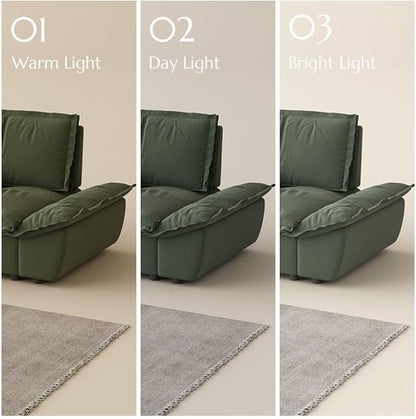 POVISON Oversized Modular Sectional Sailboat Sofa for Living Room with Adjustable Backrest Sectional Couches Large Deep Sofa Set 3 Seats Big Comfy Cloud Couch for House Office
