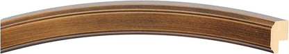 OVALCREST Oval Beveled Wall Mirror for Home Decor - Toronto Style - Sunset Gold - 26" x 22"