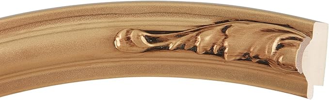 OVALCREST Oval Beveled Wall Mirror for Home Decor - Florence Style - Gold Spray - 20" x 16"