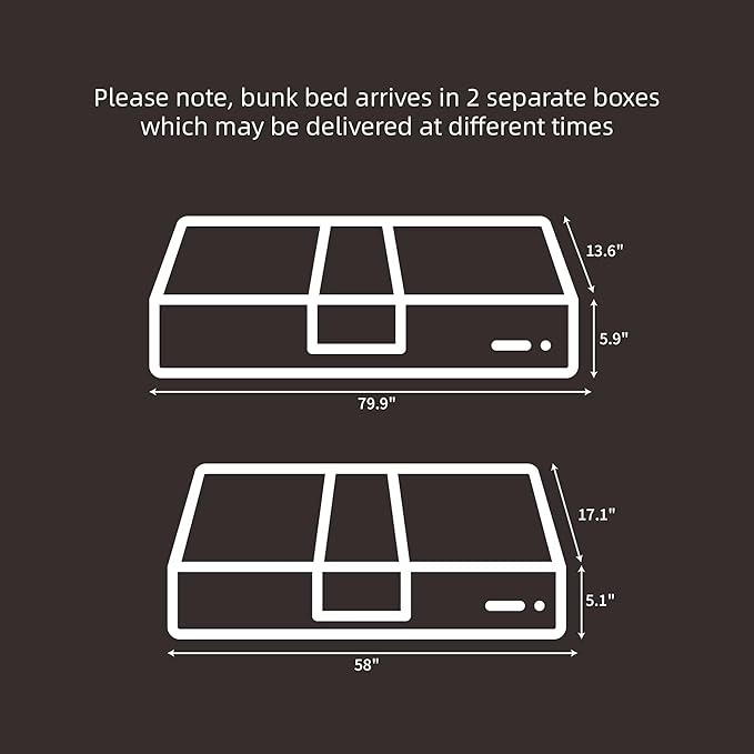 Full Over Full Bunk Bed with Thick Posts,Wooden Bunk Bed with High Guardrail and Ladder for Kids, Teens, Dorm Rooms, and Guest Rooms,No Box Spring Needed, Espresso