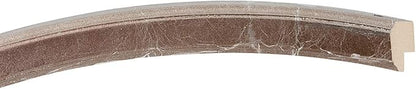 OVALCREST Oval Beveled Wall Mirror for Home Decor - Toronto Style - Champagne Silver - 26" x 20"