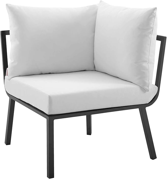 Modway Riverside Outdoor Furniture, 4-Piece Set, Gray White