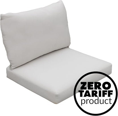 Tommy Bahama Deep Seating Lounge Cushion, 26" X 26" X 4", Bamboo Bay Bone