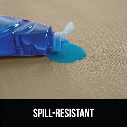 GORILLA GRIP DripGuard Shelf Liner, Non Adhesive Drawer and Kitchen Cabinet Protector, 20x240 Inch, Slip Resistant BPA Free Smooth Surface Plastic Liners for Cabinets, Bathrooms, Closets, Beige