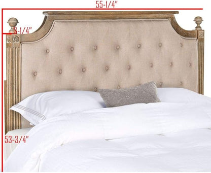 Safavieh Rustic Headboard, Full, Taupe Oak