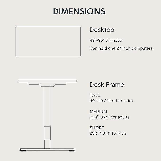 FLEXISPOT E6 3-Stage Dual Motor Electric Standing Desk 48 x 30 Sit Stand Up Desk, Holds 220 lbs, Adjustable Height w/Memory Presets, One-Piece Special Walnut Desktop & White Frame, Ships in 2 Boxes