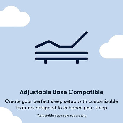 Serta Sleeptrue Firm 6" Full Memory Foam Mattress in a Box, Cooling, Breathable, and Pressure Relieving - 100 Night Trial, CertiPUR-US Certified and 10 Year Limited Warranty