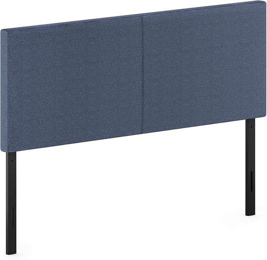 Furinno Roanne Upholstered Headboard, Queen, Denim