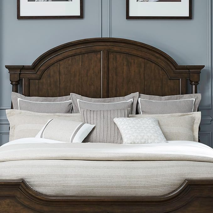 Liberty Furniture Arden Road Queen Arched Poster Bed Headboard - Satin Cherry
