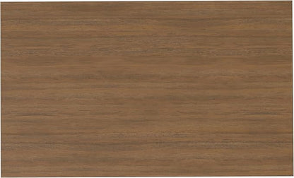 SIMPLIHOME Amherst Bedside Table - 24 inch Wide Solid Wood Nightstand Table in Rustic Natural Aged Brown, Transitional Bedroom Side or End Table with 2 Drawers, Open Storage Shelf and Bronze Hardware