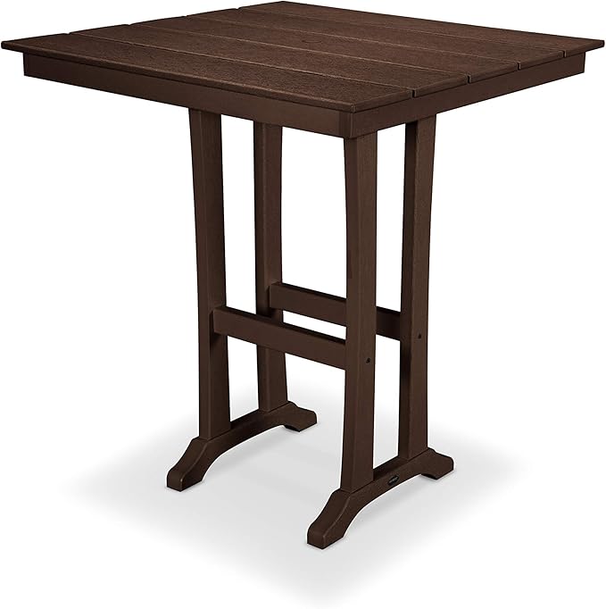 POLYWOOD® Bar Table, Mahogany