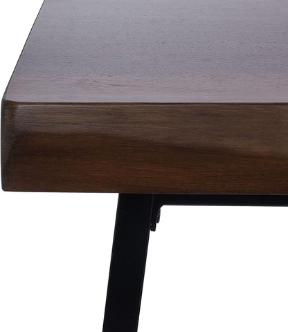SAFAVIEH Home Collection Bernhart Walnut/Black Desk