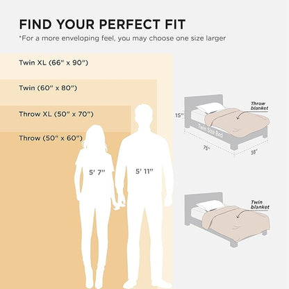 Bedsure GentleSoft Twin Blanket for Bed Light Brown - Super Soft Cozy Blankets for Women Men Girls, Cute Fuzzy Fleece Throws for Bedroom Couch, 60x80 Inches