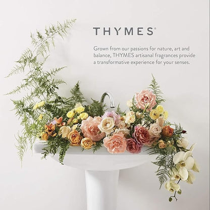 Thymes Frasier Fir Scented Candles for Home Decor – Green Heritage Holiday Candle – Notes of Siberian Fir Needles, Cedarwood & Sandalwood – Luxury Home Fragrance Gifts for Women & Men (4-Wick, 21 oz)