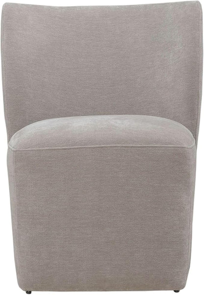 Liberty Furniture Accent Dining Chair with Castors - Rounded Back - Truffle Upholstry