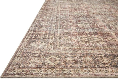 Loloi Amber Lewis Georgie Collection GER-06 Bordeaux/Antique 2'-3" x 3'-9", .19" Pile Height, Accent Rug