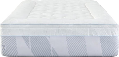 Sealy Dreamlife 3” Gel Memory Foam California King Mattress Topper with 1” Quilted Cooling Cover, SealyComfort Gel Foam, SealyCool Poly Blend Cover