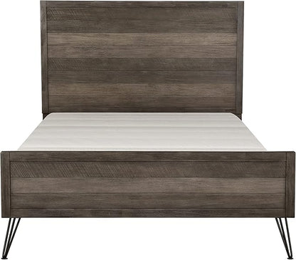 Lexicon Leavitt Panel Bed, Cal King, Gray