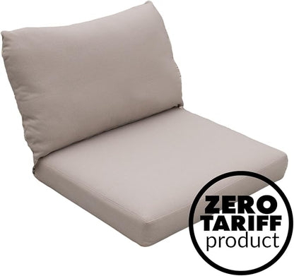 Tommy Bahama Deep Seating Lounge Cushion, 24" X 24" X 4", Bamboo Bay Sand