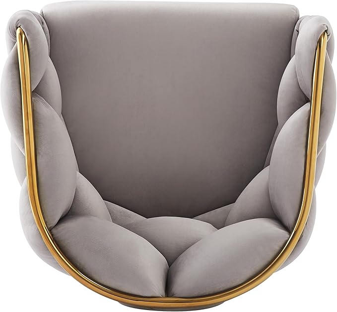 Christopher Knight Home Barrel Counter Stools,Velvet Counter Height Barstools, Modern Luxury Makeup Stool Upholstered Chairs with Gold Legs(Set of 2),Gray