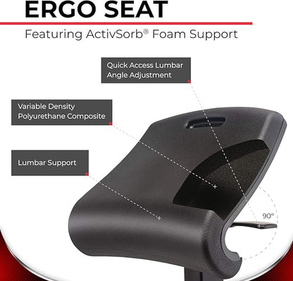 Standing Desk Chair – Ergonomic Stool for Active Sitting & Posture Support | Adjustable Height Sit Stand Chair for Home Office Elite Upgraded Version with 3 Bonus Accessories